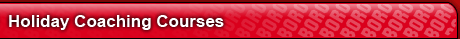 Holiday Coaching Courses